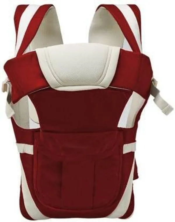 Bmtoys_Baby_Cuddler_Baby_Carrier_Maroon,_Back_Carry