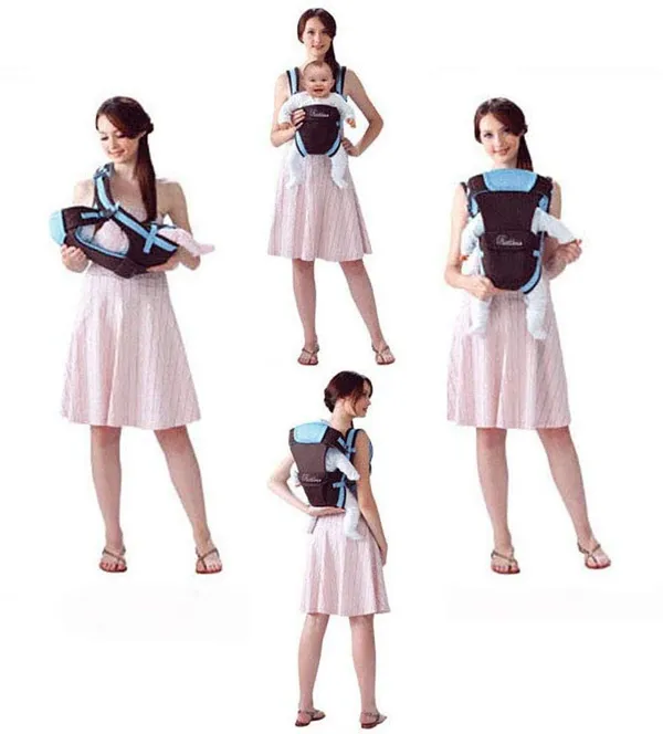 Crempire_Kids_4-In-1_Adjustable_Baby_Carrier_Cum_Kangaroo_Bag/Honeycomb_Texture_Baby_Carry_Sling/Back/Front_Carrier_For_Baby_With_Safety_Belt_And_Buckle_Straps_Blue_Baby_Carrier_Blue,_Back_Carry