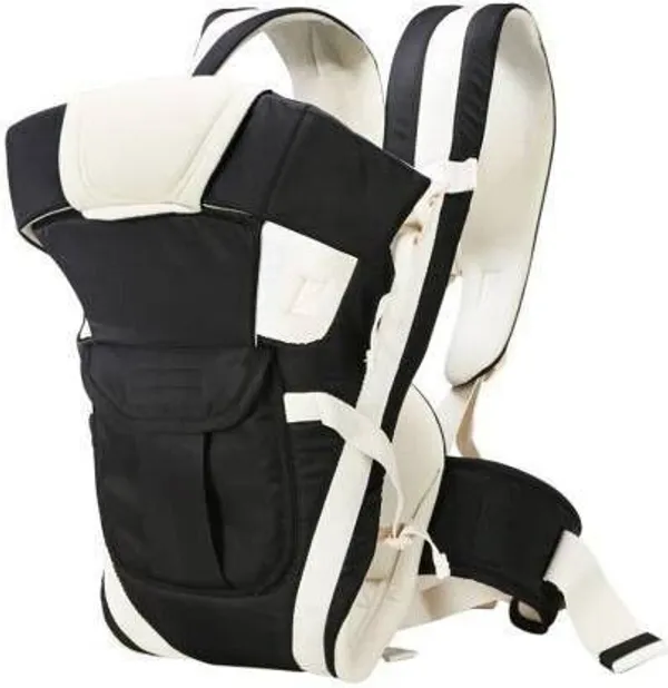 Nestra_Baby_Carrier_Shoulder_Belt_Backpack_Baby_Holding_Strap_Adjustable_Carry_Bag_Baby_Carrier_Black,_Front_Carry_Facing_In