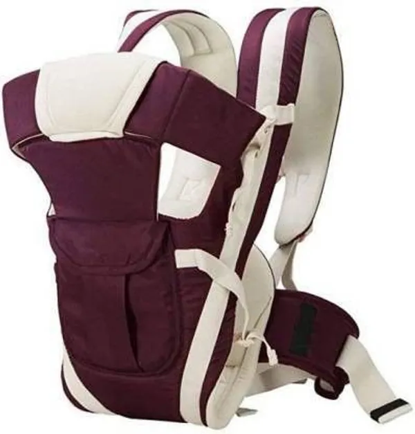 Bmtoys_Bm_Toys_Brown_Baby_Carrier_Baby_Carrier_Brown,_White,_Back_Carry