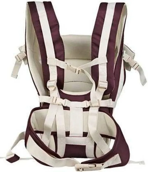 Bmtoys_Bm_Toys_Brown_Baby_Carrier_Baby_Carrier_Brown,_White,_Back_Carry