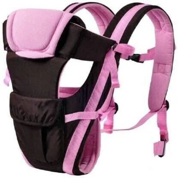 Woocute_Baby_Front_Carrier_,_Cuddler_Kids_Facing_In_And_Out_Position,_Strap_Adjustable_Baby_Carrier_Pink,_Front_Carry_Facing_Out