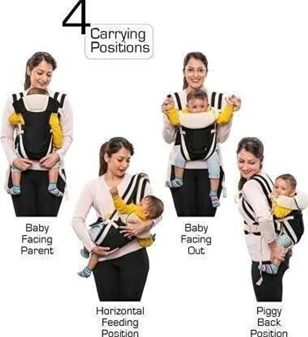 Dream_Choice_4-In-1_Baby_Carrier_Cum_Kangaroo_Bag_With_Safety_Belt_And_Buckle_Straps_Black_Baby_Carrier_Black,_Pink,_Front_Carry_Facing_In