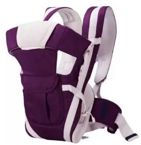 Soften_Baby_Carrier_4In1_Adjustable_Kangaroo_Bag_Baby_Carrier_Purple,_White,_Front_Carry_Facing_In