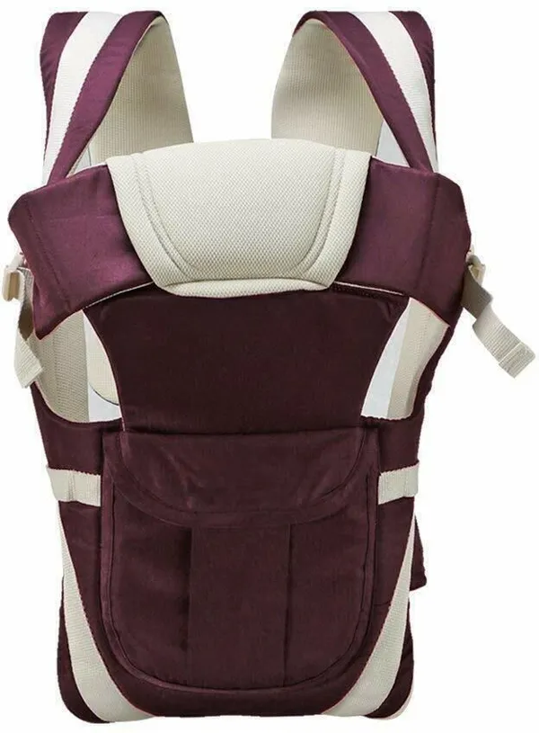 Mom_And_Son_Breathable_Carrier_4_In_1_Infant_Backpack_Baby_Carrier_Purple,_Front_Carry_Facing_Out