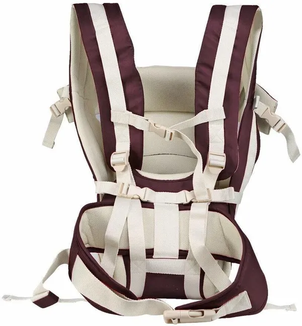 Mom_And_Son_Breathable_Carrier_4_In_1_Infant_Backpack_Baby_Carrier_Purple,_Front_Carry_Facing_Out