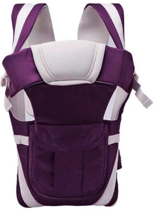 Duza_Baby_Carrier_4In1_Adjustable_Kangaroo_Style_Bag_Baby_Carrier_Purple,_Front_Carry_Facing_In