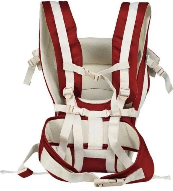 Shiv_Baby_Carrier_4-In-1_Adjustable_Kangaroo_Style_Bag_Baby_Carrier_Maroon,_Front_Carry_Facing_In
