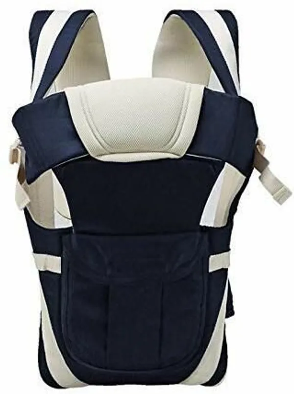 Alwaysup_4-In-1_Adjustable_Baby_Carrier_Cum_Kangaroo_Bag/Honeycomb_Texture_Baby_Carrier_Blue,_Front_Carry_Facing_Out