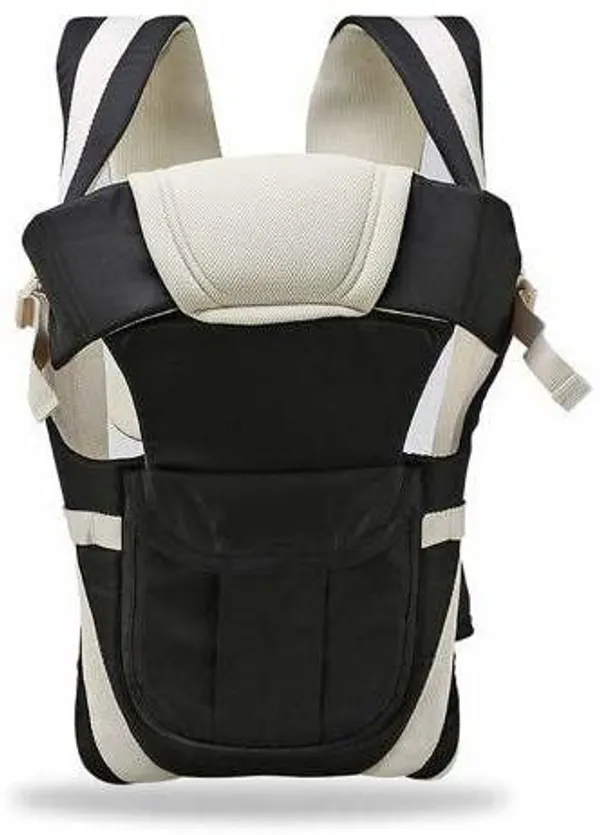 Vi_International_Baby_Carry_Bags_For_0_To_2_Years_|_With_Safety_Belt_&_Buckle_Straps_Sky_Blue_Baby_Carrier_Black,_Front_Carry_Facing_In