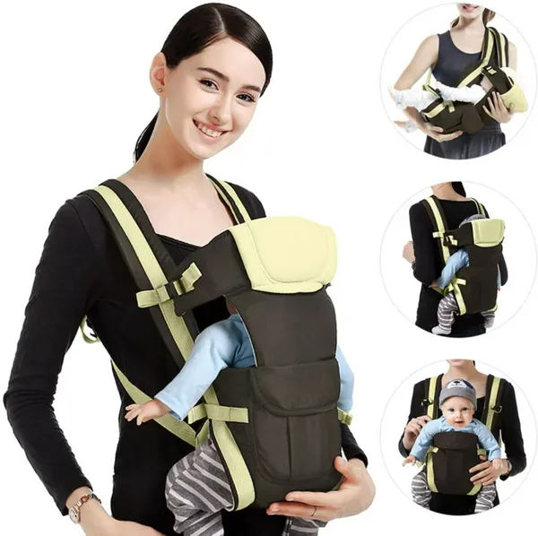 Ctm_Exports_High_Quality_Baby_Carrier_With_Strong_Belt_4_In_1_Position_Baby_Carrier_Baby_Carrier_Black,_Front_Carry_Facing_In