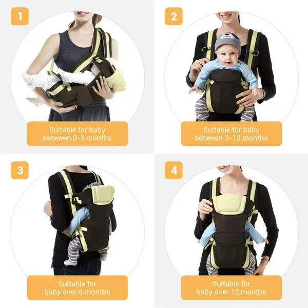 Ctm_Exports_High_Quality_Baby_Carrier_With_Strong_Belt_4_In_1_Position_Baby_Carrier_Baby_Carrier_Black,_Front_Carry_Facing_In