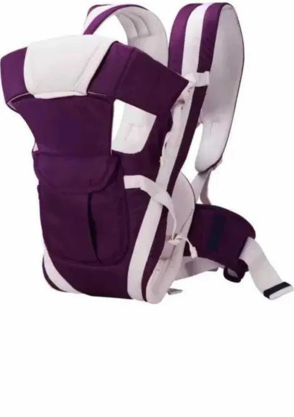 Vom_Do_Baby_Carrier_4_In_1_Comfortable_With_Safety_Belt_,Carry_Bag_Head_Support_Baby_Carrier_Purple,_Front_Carry_Facing_In