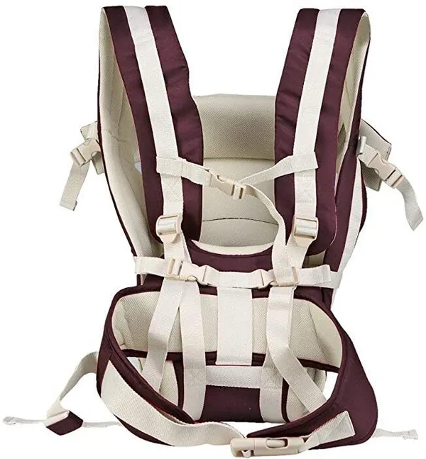Vom_Do_Baby_Carrier_4_In_1_Comfortable_With_Safety_Belt_,Carry_Bag_Head_Support_Baby_Carrier_Purple,_Front_Carry_Facing_In