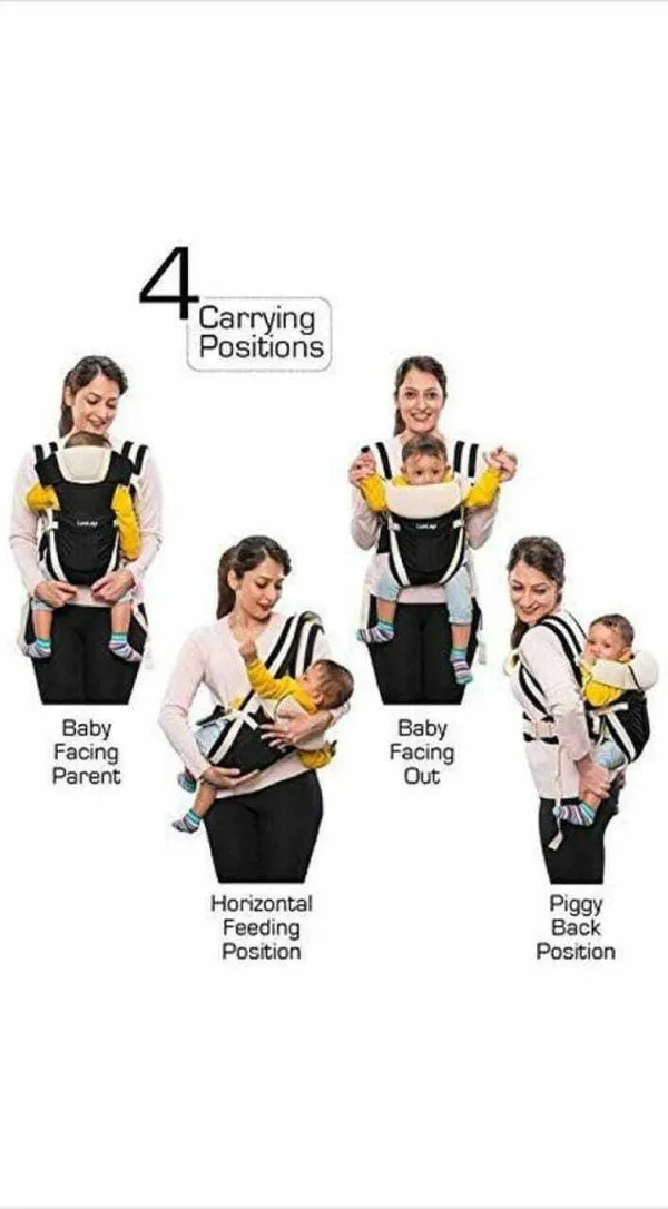 Vom_Do_Baby_Carrier_4_In_1_Comfortable_With_Safety_Belt_,Carry_Bag_Head_Support_Baby_Carrier_Purple,_Front_Carry_Facing_In