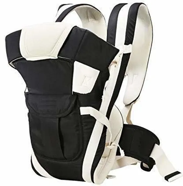 Vom_Do_Baby_Carrier_4_In_1_Comfortable_With_Safety_Belt_,Carry_Bag_Head_Support_Baby_Carrier_Black,_Front_Carry_Facing_In