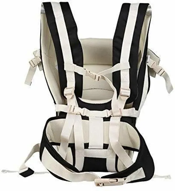 Vom_Do_Baby_Carrier_4_In_1_Comfortable_With_Safety_Belt_,Carry_Bag_Head_Support_Baby_Carrier_Black,_Front_Carry_Facing_In