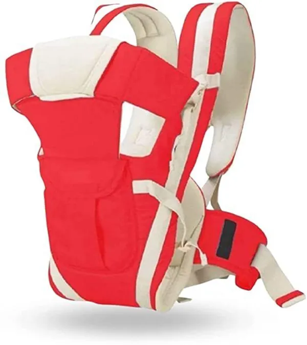 Vom_Do_Baby_Carrier_4_In_1_Comfortable_With_Safety_Belt_,Carry_Bag_Head_Support_Baby_Carrier_Red,_Front_Carry_Facing_In