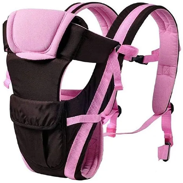 Vom_Do_Baby_Carrier_4_In_1_Comfortable_With_Safety_Belt_,Carry_Bag_Head_Support_Baby_Carrier_Pink,_Front_Carry_Facing_In