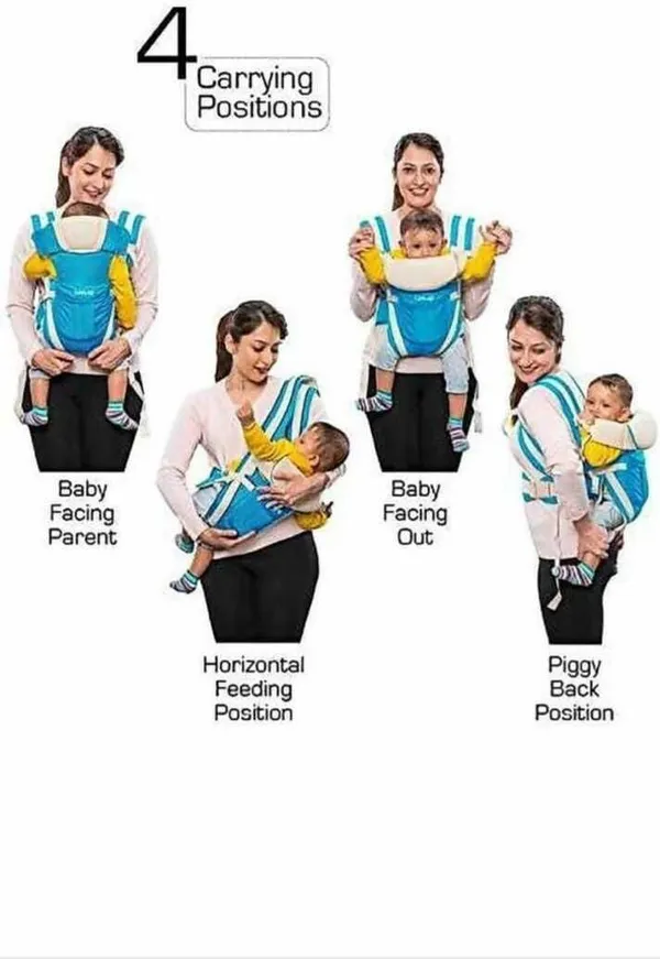 Smilykid_Baby_Carrier_4_In_1_Baby_Sefty_Belt/Child_Safety_Strip/Baby_Sling_Carrier_Bag_Baby_Carrier_Sky,_Front_Carry_Facing_In