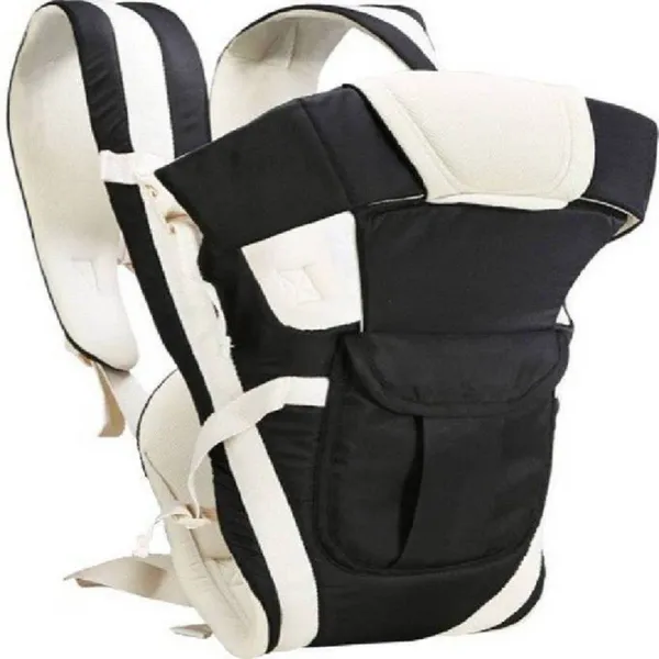 Smilykid_Baby_Carrier_Shoulder_Belt_Sling_Backpack_Baby_Holding_Strap_Adjustable_Carry_Baby_Carrier_Black,_Front_Carry_Facing_In