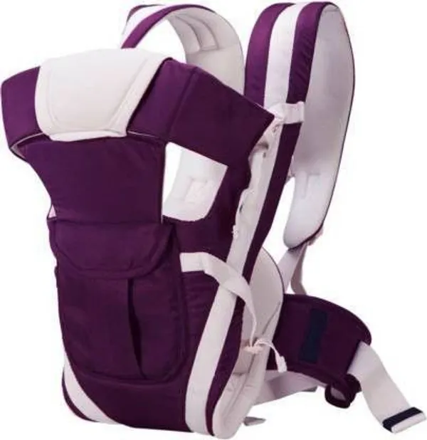 Dewberries_Baby_Carrier_Cotton_Baby_Carrier_Purple,_Front_Carry_Facing_Out