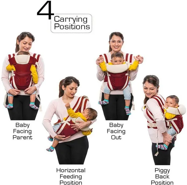 Elitify_High_Quality_Baby_Carry_Bag_With_Strong_Belt_4_In_1_Position_J23_Baby_Carrier_Black,_Front_Carry_Facing_Out