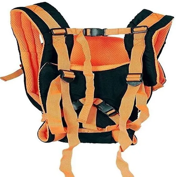 Atharv_Enterprises_Kids_4-In-1_Adjustable_Baby_Carrier_Cum_Kangaroo_Bag/Honeycomb_Texture_Baby_Carry_Sling/Back/Front_Carrier_For_Baby_With_Safety_Belt_And_Buckle_Straps_Baby_Cuddler_Multicolor,_Front_Carry_Facing_Out