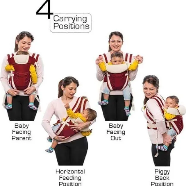 Divya_Lrk_Baby_Carrier_4-In-1_Adjustable_Kangaroo_Style_Bag_Baby_Carrier_Maroon_Cc,_Front_Carry_Facing_In