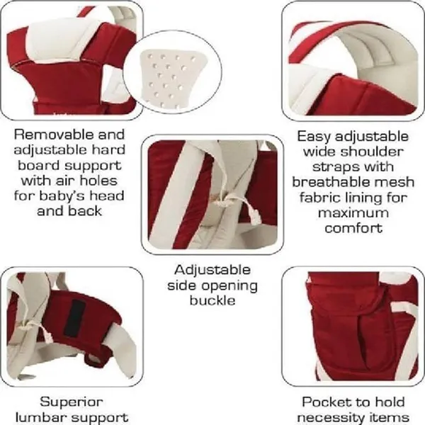 Divya_Lrk_Baby_Carrier_4-In-1_Adjustable_Kangaroo_Style_Bag_Baby_Carrier_Maroon_Cc,_Front_Carry_Facing_In