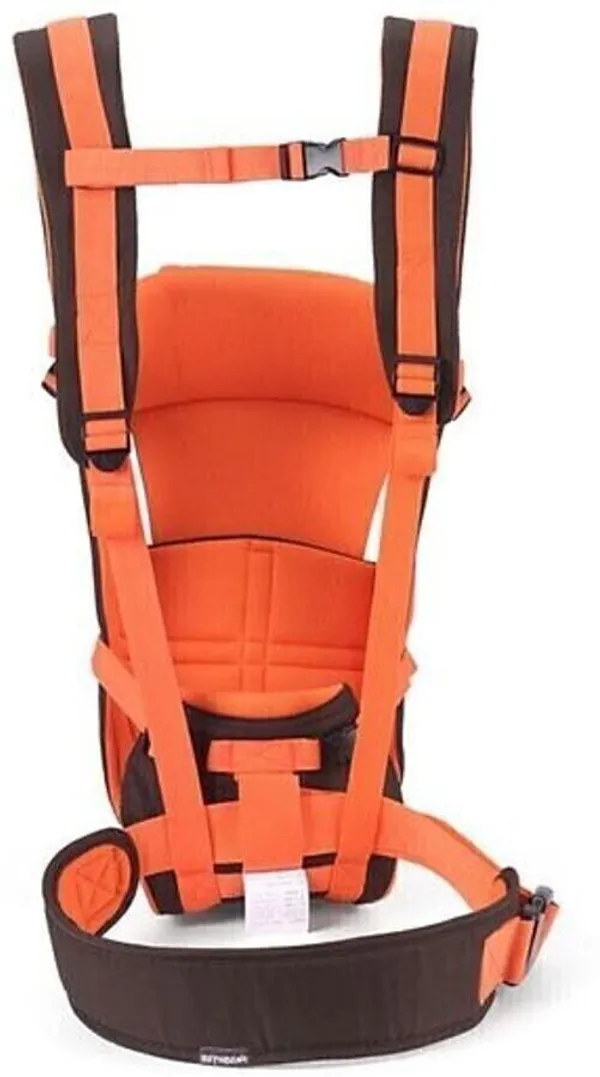 Souxe_Baby_Carrier_With_Cotton_Fabric,_For_5_To_17_Months,_Max_Weight_Up_To_17_Kgs_Baby_Carrier_Orange,_Black,_Front_Carry_Facing_Out