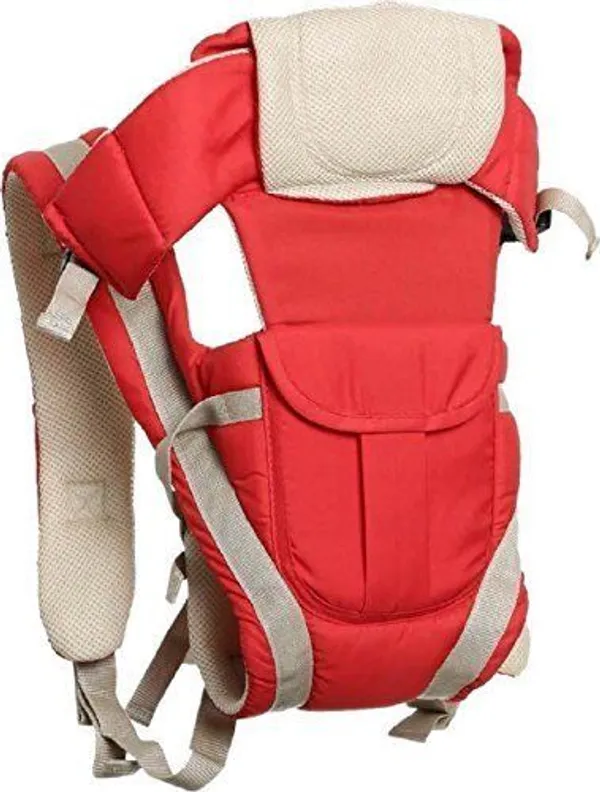 Souxe_Baby_Carrier_With_Cotton_Fabric,_For_5_To_17_Months,_Max_Weight_Up_To_17_Kgs_Baby_Carrier_Red,_Front_Carry_Facing_Out
