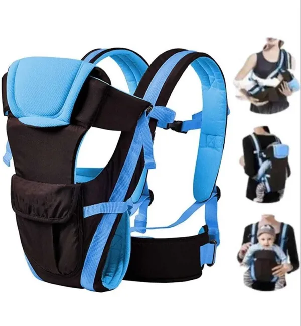 Coazycare_Baby_Carrier_4_In_1_Position_/_Head_Support/_Baby_Carry_Bag_/_Baby_Carrier_Firozi,_Front_Carry_Facing_In