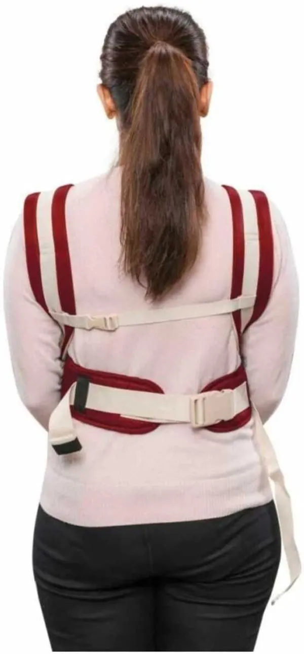 Brijj_Helth_Care_Baby_Carry_Bag_Maroon_Baby_Carrier_Maroon_Red,_Back_Carry