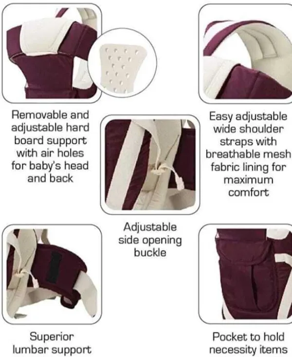 Brijj_Helth_Care_Baby_Carry_Bag_Purple_Baby_Carrier_Purple,_Front_Carry_Facing_In
