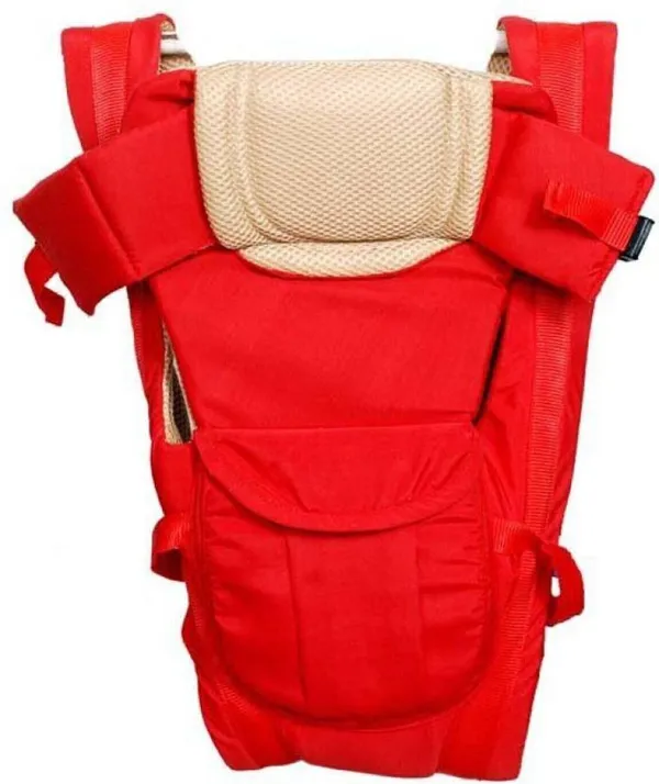 Smallsteps_Best_Newborn_Baby_Carrier_Multipurpose_Front_&_Back_Facing_Bag_Baby_Carrier_Red,_Back_Carry