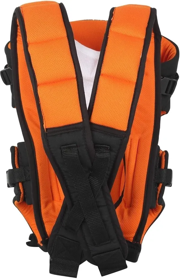 Smallsteps_Best_Newborn_Baby_Carrier_Multipurpose_Front_&_Back_Facing_Bag_Baby_Carrier_Orange,_Back_Carry