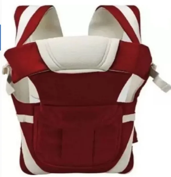 Theminiverse_Carirer01_Baby_Carrier_Red,_Front_Carry_Facing_In