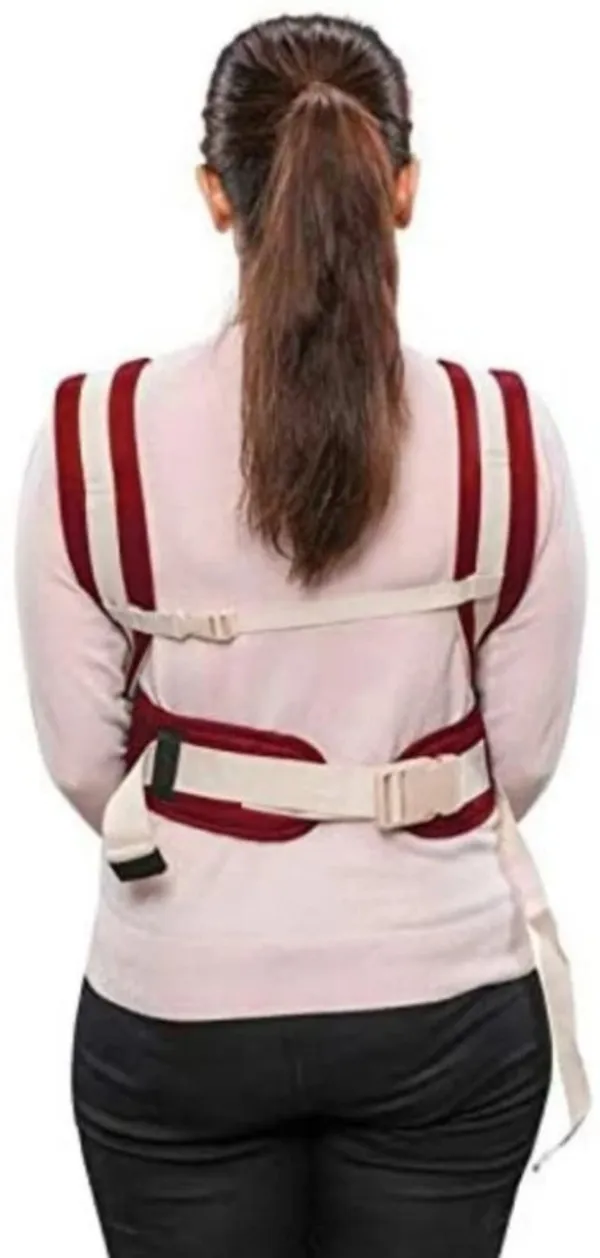 Theminiverse_Carirer01_Baby_Carrier_Red,_Front_Carry_Facing_In