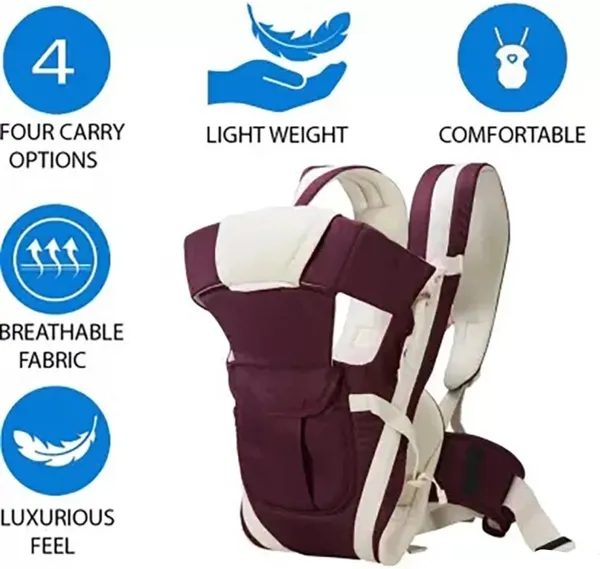 Theminiverse_Carirer01_Baby_Carrier_Maroon,_Front_Carry_Facing_In