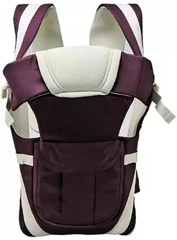 Theminiverse_Carirer01_Baby_Carrier_Maroon,_Front_Carry_Facing_In