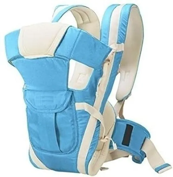 V_N_International_High_Quality_Baby_Carrier_4_In_Position_With_Safety_Belt_/Head_Support_Baby_Carrier_Sky_Blue,_Front_Carry_Facing_In