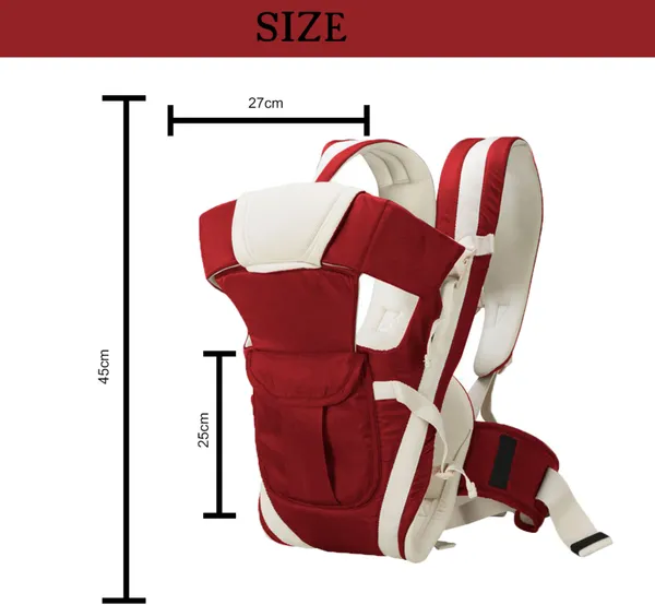Little_Love_High_Quality_Bag_With_Strong_Belt_4_In_1_Position_Baby_Carrier_Maroon,_Front_Carry_Facing_Out