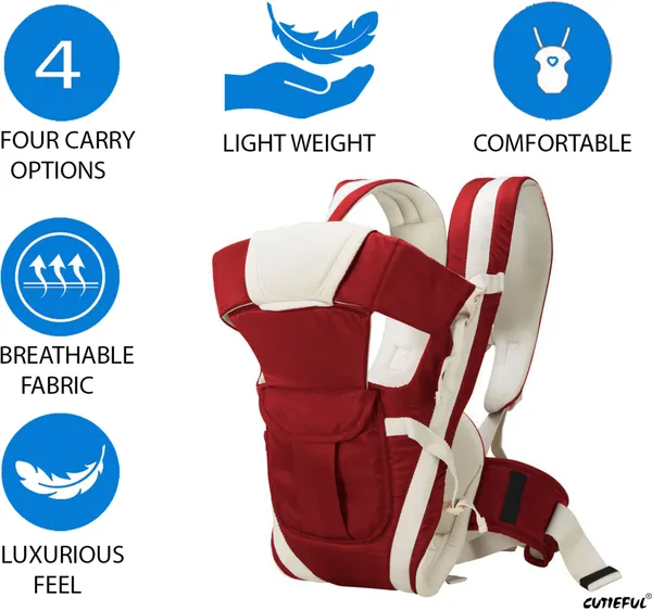 Little_Love_High_Quality_Bag_With_Strong_Belt_4_In_1_Position_Baby_Carrier_Maroon,_Front_Carry_Facing_Out