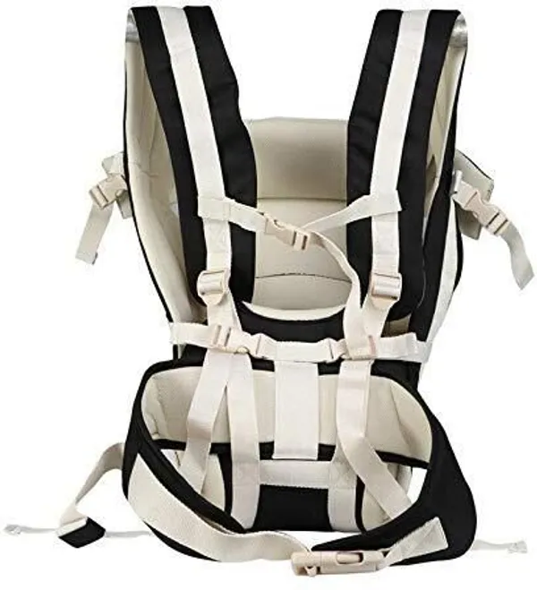 Lovebabie_Baby_Carrier_4_In_Position_With_Safety_Belt_Black,_Front_Carry_Facing_In_Baby_Carrier_Black,_Front_Carry_Facing_In