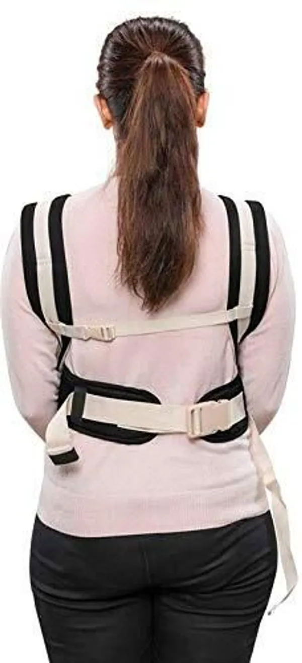 Lovebabie_Baby_Carrier_4_In_Position_With_Safety_Belt_Black,_Front_Carry_Facing_In_Baby_Carrier_Black,_Front_Carry_Facing_In