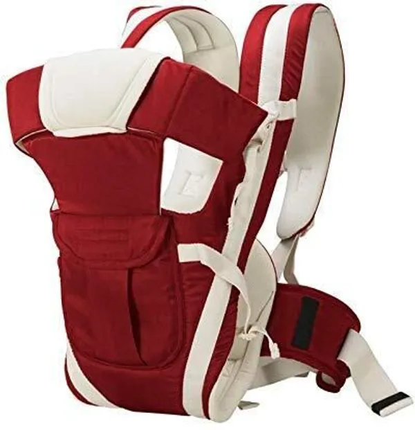 Lovebabie_Baby_Carrier_4_In_Position_With_Safety_Belt_Red,_Front_Carry_Facing_In_Baby_Carrier_Red,_Front_Carry_Facing_In