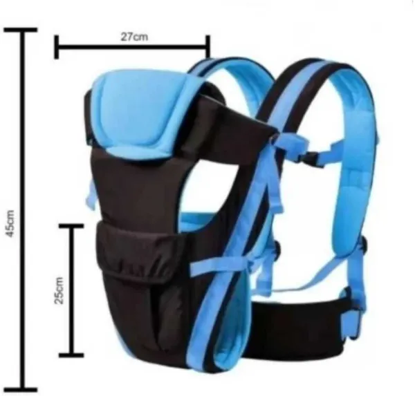 Fitric_Adjustable_Hands_Free_4_In_1_Baby_Baby_Carrier_Bag_|_Baby_Carry_Cot_Blue,_Front_Carry_Facing_In