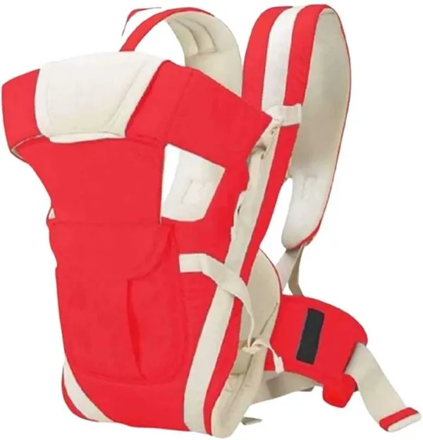 Fitty_Hisu_Baby_Adjustable_Hands_Free_4_In_1_Baby_Carrier_Bag_|_Baby_Carry_Cot_Red,_Front_Carry_Facing_In