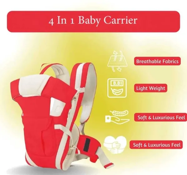 Fitty_Hisu_Baby_Adjustable_Hands_Free_4_In_1_Baby_Carrier_Bag_|_Baby_Carry_Cot_Red,_Front_Carry_Facing_In